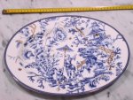 Blue Toile Bone China Oval Platter – 26X36CM