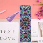 1 Diy Diamond Painting Art Set Diamond Painting Bookmark Suitable For Adult Book Lovers Size Is 6CM 21CM 8.27INCH 2.36INCH With