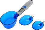 Digital Spoon Scale With 3 Weighing Spoons Steel Plastic Cooking Spoon Kitchen Tool Set