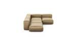 Four Module Corner Sofa - Velvet - Caramel - 199CM X 283CM