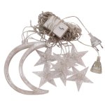 Curtain String Lights 6 Moon 6 Star 3.5M Plug-in