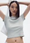 Fitted T-Shirt - Light Turquoise