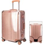 Veki Clear Suitcase Cover Pvc Protector Waterproof Transparent Luggage Cover Protective Bag For Plastic Trolley Case Protect Sui