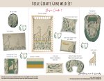 Cot Duvet Bedding Beige Giraffe Gone Wild Set Neutral