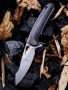 We Knife 810A Yucha Carbon Fiber/blue-titanium Handle Knife