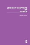 Linguistic Surveys Of Africa Hardcover