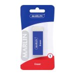Marlin Eraser 60 X 20 X 10MM 1'S Blister Card Pack Of 24