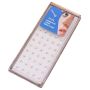 Clear Stone Gold Plated Surgical Steel Straight Boned Nose Rings