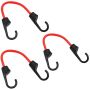 Camping Travel Bungee Cord Tie Down Cargo Strap Ratchet Belt & Hooks 3 Set