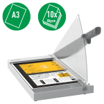 Leitz Home Office Paper Guillotine A3 Edge Glow – 90200000