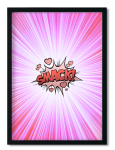 Decor Print Pink Smack - Unframed Print A3