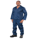 Vulcan Overall Std 2PCE Navy 42 Chest 38 Waist