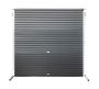 Rollup Garage Door Aluzinc Charcoal W2550MM X H2100MM.