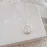 Irma 925 Sterling Silver Wave Necklace 11MM On 45CM Chain