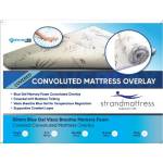 Strand Mattress 137CM Stdl Covered Gel Topper