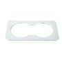 Abs Chromed Rear Cup Holder Cover Trim For Land Rover Evoque 2020