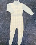 Tutto Piccolo Blue And White Checked Onesie 3 6M