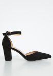 Edit Chloe Anklestrap Block Heel - Black