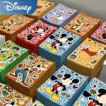 8PCS Disney Mickey & Friends Self-adhesive Pvc Stickers Set - Waterproof Single Use Seals For Luggage Guitar Water Bottle Phone