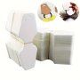 50PCS Foldable Jewelry Display Cards - Black & White Perfect For Necklaces Bracelets And Headwear Packaging