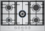 Bosch Series 6 75 Cm Stainless Steel Gas Hob - PCQ7A5I90Z