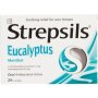 Strepsils Throat Lozenges Eucalyptus Menthol 24 Lozenges