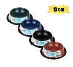 Pet Dog cat Bowl S S Dark Colours 13CM Marketplace Brits Bros
