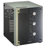 Lian-li PC-O8W Green + Black With Full-sized Tempered Glass Side Panel Rgb E-atx Chassis