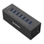 Orico 7 Port USB3.0 Hub Aluminium - Black