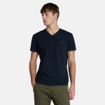 Dunstan River V Neck Short Sleeve T-Shirt For Men - XXL Dark Blue