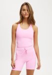 Cotton On Ultimate Run Cross Back Tank - Millennial Pink