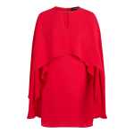 Short Cape Dress -racing Red