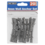Wall Anchor 8MM 20-PACK