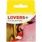 Lovers+ Condoms Coloured & Scented 3 Condoms
