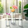 Elegant Acrylic Vase For Fresh Flowers - Transparent Durable Centerpiece For Home & Wedding Decor Perfect For Living Room And Kitchen