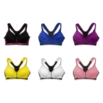 Pack Of 6 Colour Wireless Sports Bra's - 8923-2 38B 38C - 42D