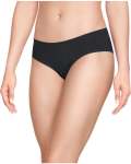 Women's Ua Pure Stretch Hipster 3-PACK - BLACK-001 Sm