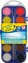 Bantex @school Watercolour Paints Set - 12 Colours + Paint Brush Tablet Size: 2.8CM X 3MM