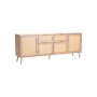 - Tomatillo 4 Door 2 Drawer Sideboard - Rustic/light Oak