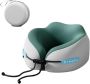 Ergonomic Memory Foam Travel Neck Pillow U-shaped Pillow Pink Grey