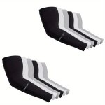 6 Pairs Acrylic Uv Protection Arm Sleeves - Breathable Cooling Sun Sleeves For Sports Cycling Fishing Hiking Golfing & Driving