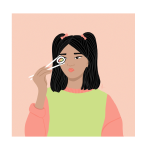 Sushi Girl Art Print