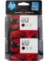 HP 652 Original Ink Cartridge Dual Blister Pack Black