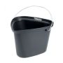 Water Bucket Builders Black Pvc 14L Triangle