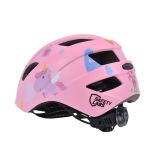 Safeway Safety Labs Kids Helmet LED Safety Light Ages 2 - 7 - EN1078 Certified - Unicorns And Princesses