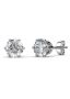 DESTINY Birthstone April/diamond Earrings With Swarovski Crystals In A Macaroon Case