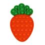 Carrot Push Bubble Pop Fidget Popper Toys Relief Sensory Toys For Kids