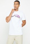Short Sleeve Mountain Line Tee - Tnf White-purple Cactus Flower