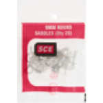 SCE Round Saddles 9MM 20 Pieces