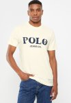 Polo Mens Pjc Print Logo Short Sleeve Tee - Ecru